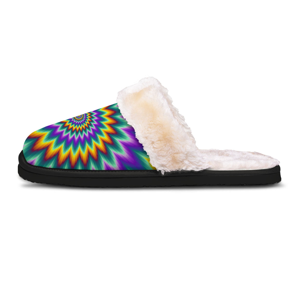 Illusion Optical Rave Psychedelic Slippers-grizzshop