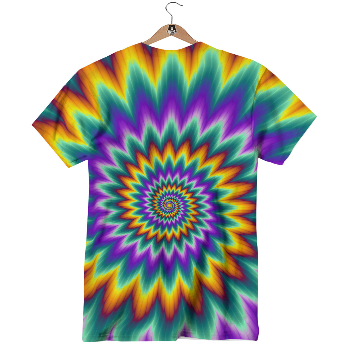 Illusion Optical Rave Psychedelic T-Shirt-grizzshop