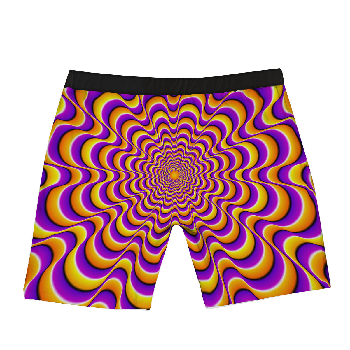 Illusion Optical Wave Psychedelic Boxer Briefs-grizzshop