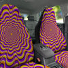 Illusion Optical Wave Psychedelic Car Seat Covers-grizzshop