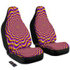 Illusion Optical Wave Psychedelic Car Seat Covers-grizzshop