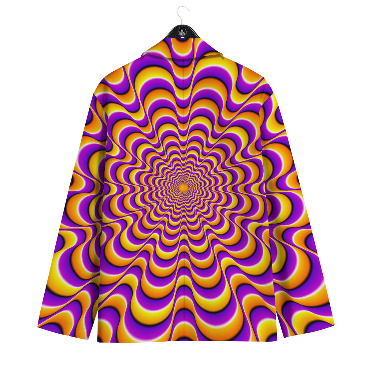 Illusion Optical Wave Psychedelic Men's Sport Coat-grizzshop
