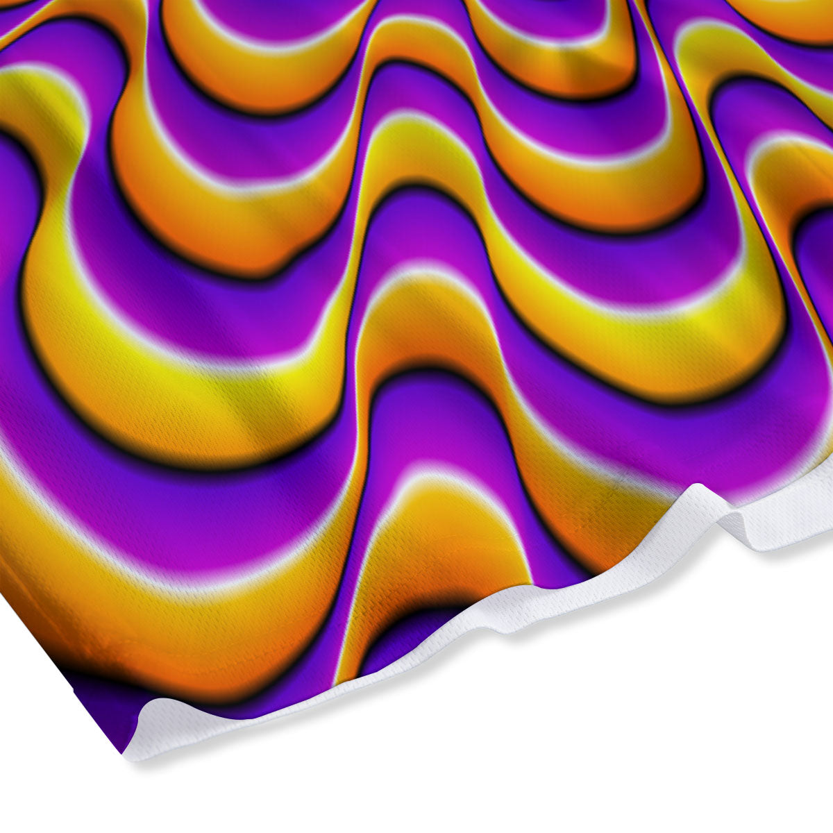 Illusion Optical Wave Psychedelic Mesh Shorts