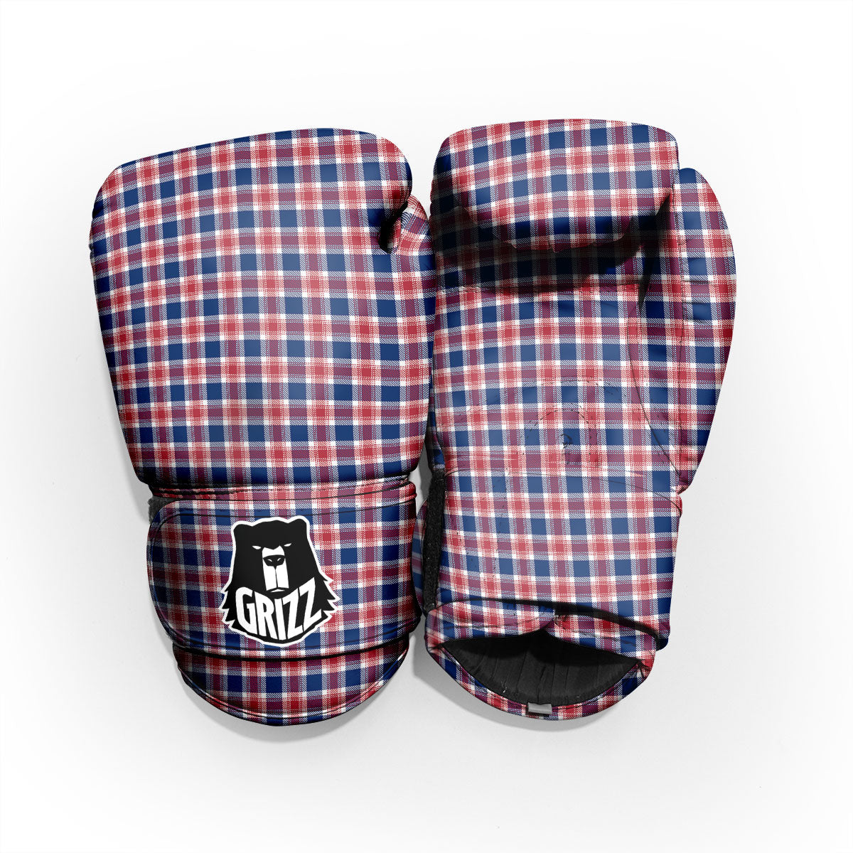 Independence Day American Plaid Print Pro Boxing Glove