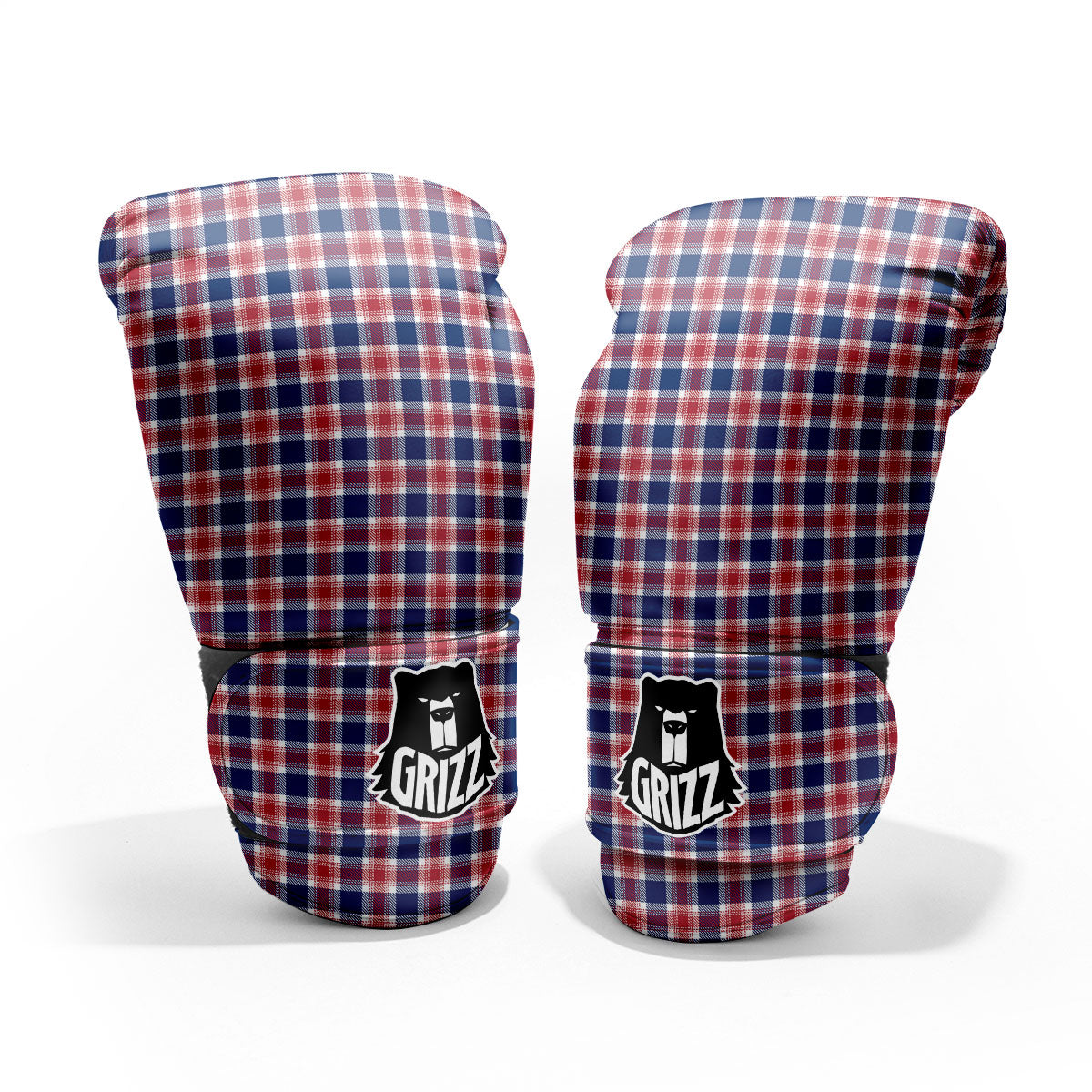 Independence Day American Plaid Print Pro Boxing Glove