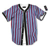 Independence Day USA Print Pattern Baseball Jersey-grizzshop