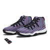 Independence Day USA Print Pattern Black Bball Shoes-grizzshop