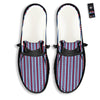 Independence Day USA Print Pattern Black Loafers-grizzshop