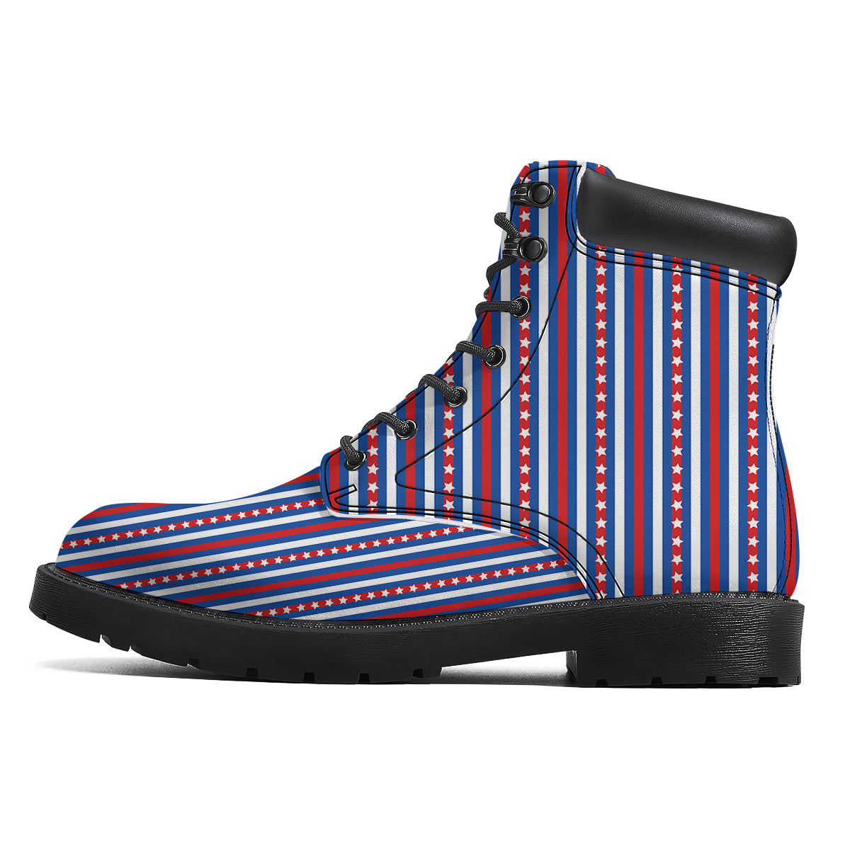 Independence Day USA Print Pattern Boots-grizzshop