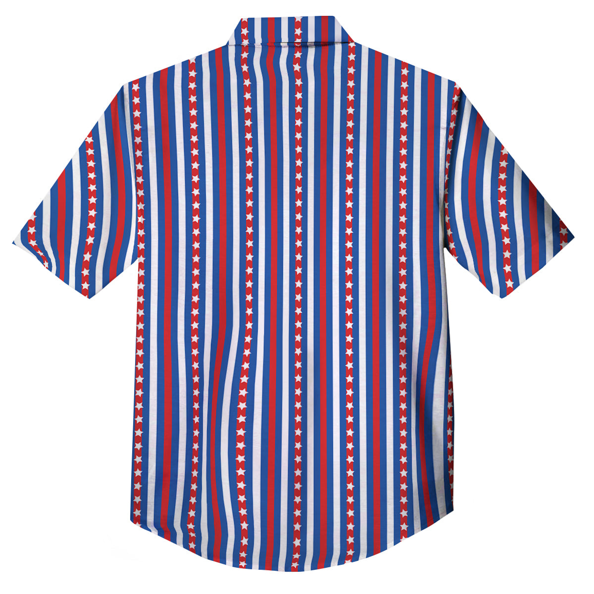 Independence Day USA Print Pattern Button Up Shirt-grizzshop