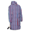 Independence Day USA Print Pattern Long Down Jacket-grizzshop