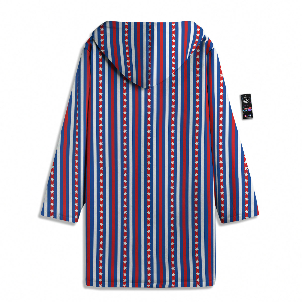 Independence Day USA Print Pattern Men's Windbreaker Jacket-grizzshop