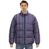 Independence Day USA Print Pattern Puffer Jacket-grizzshop