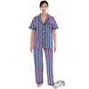 Independence Day USA Print Pattern Women's Pajamas Set-grizzshop