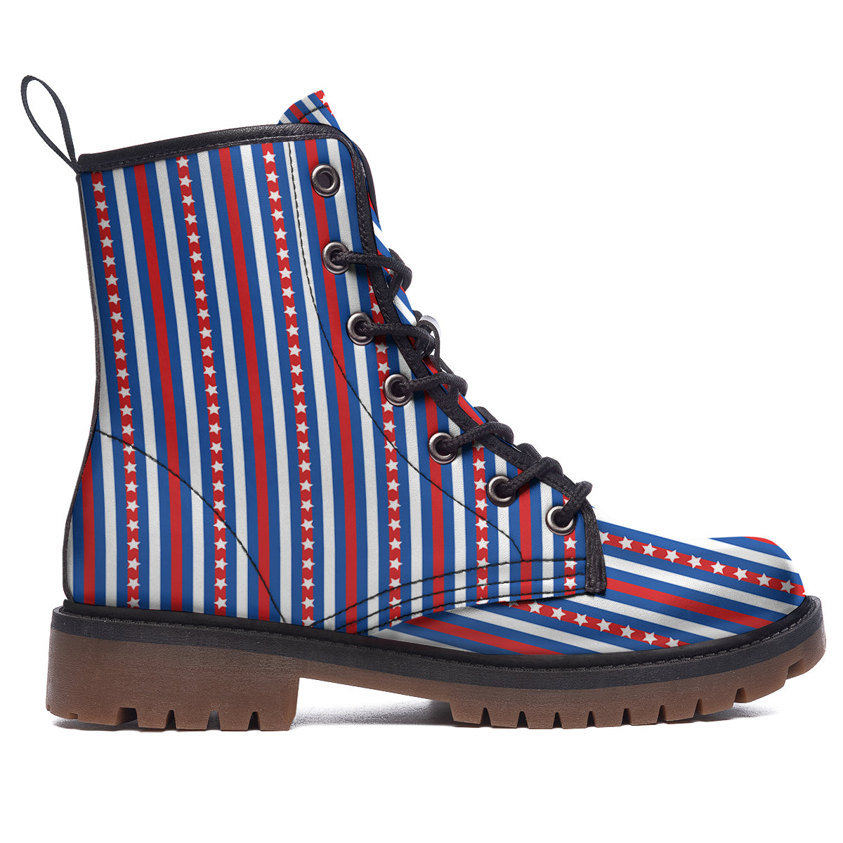 Independence Day USA Print Pattern Work Boots-grizzshop