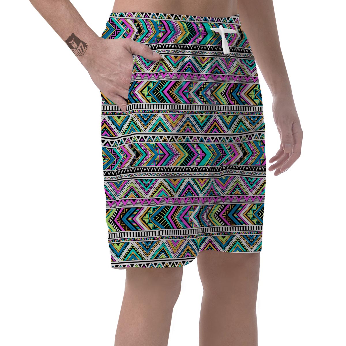 Indian Aztec Men's Shorts-grizzshop