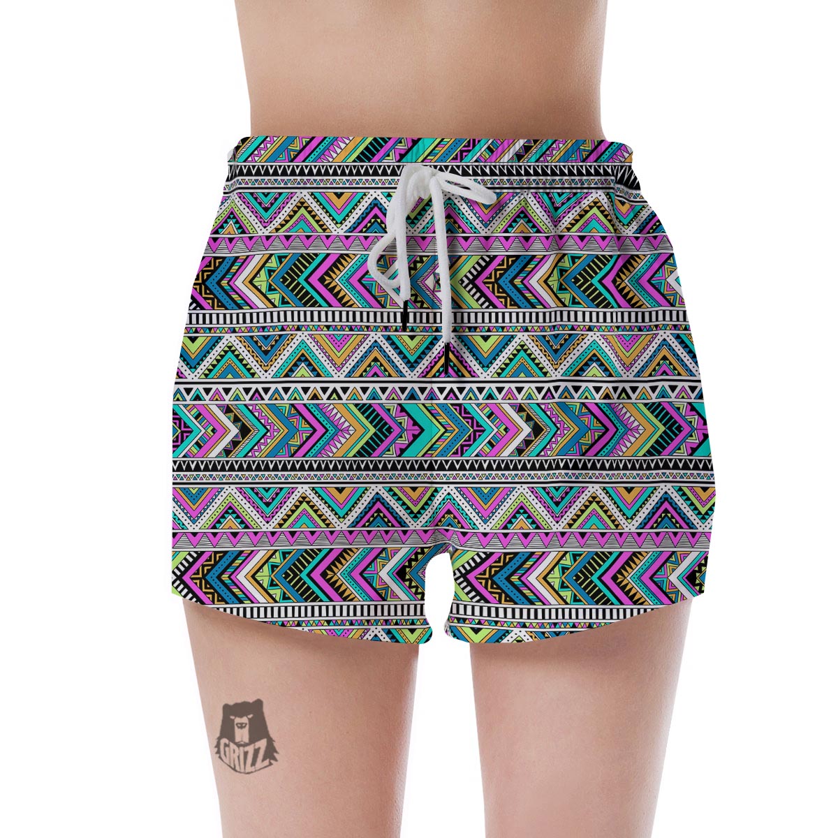 Indian Aztec Women's Shorts-grizzshop