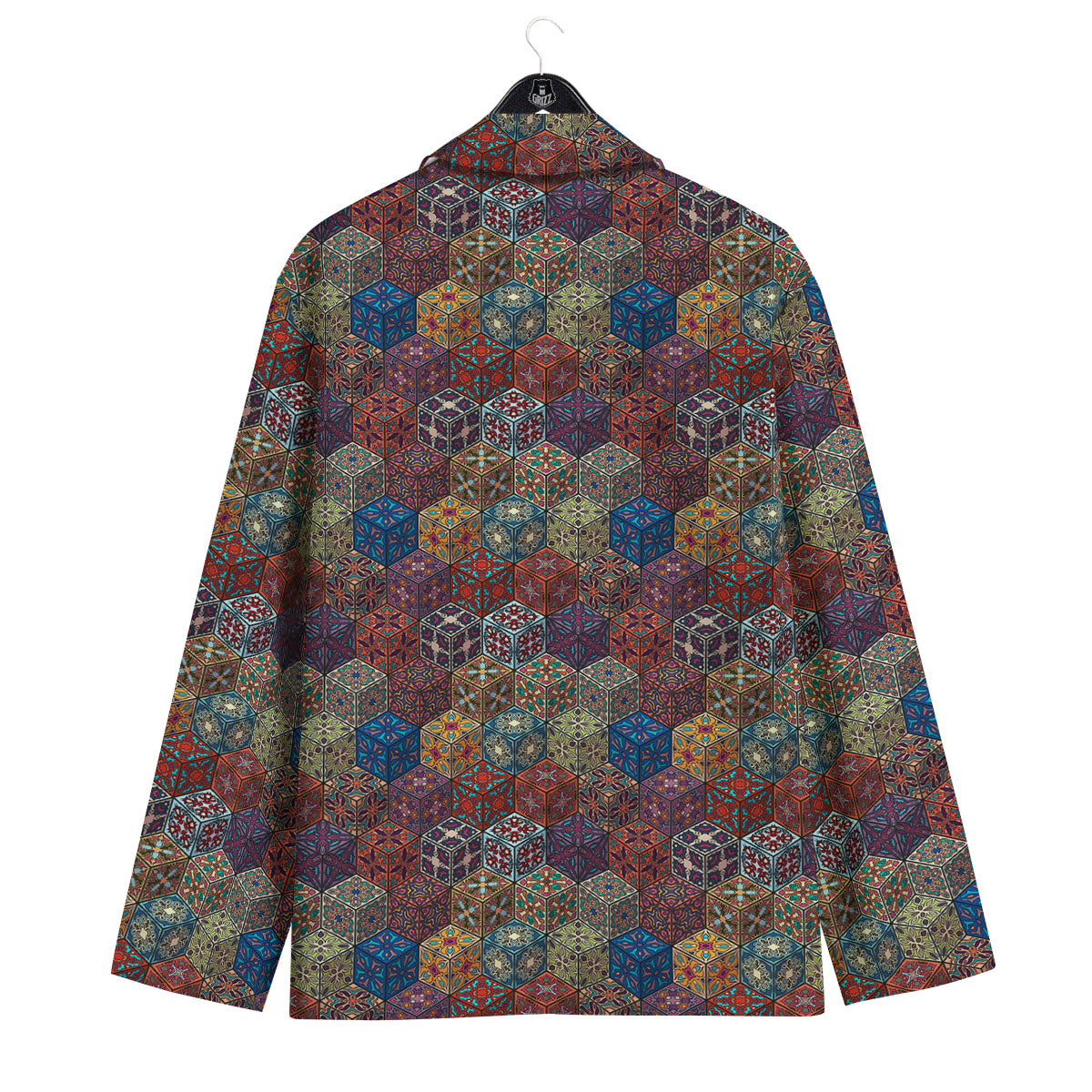 Indian Box Bohemian Print Pattern Men's Sport Coat-grizzshop