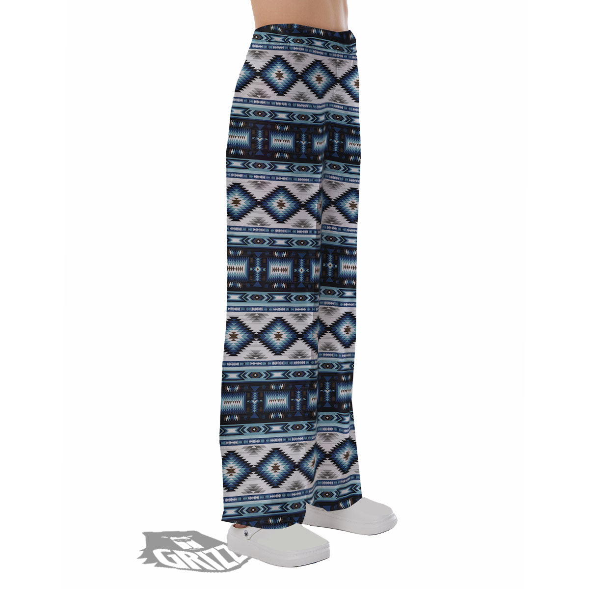 Indian Native American Print Pattern Pajama Pants-grizzshop