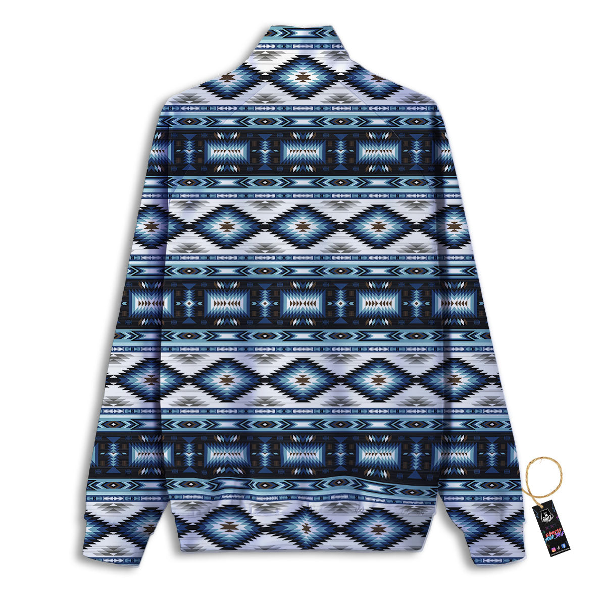 Indian Native American Print Pattern Track Jacket-grizzshop