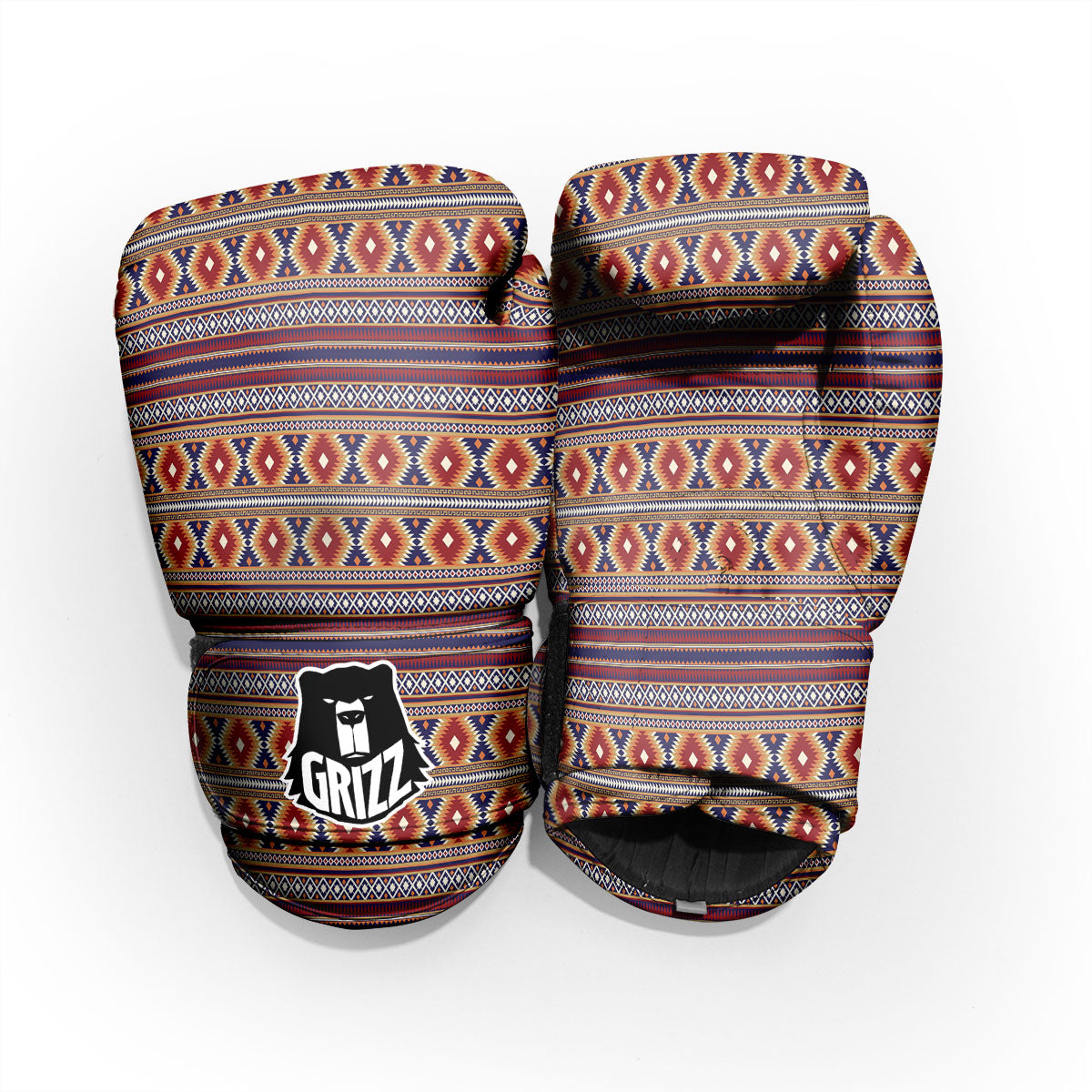 Indian Native Tribal Print Pattern Pro Boxing Glove