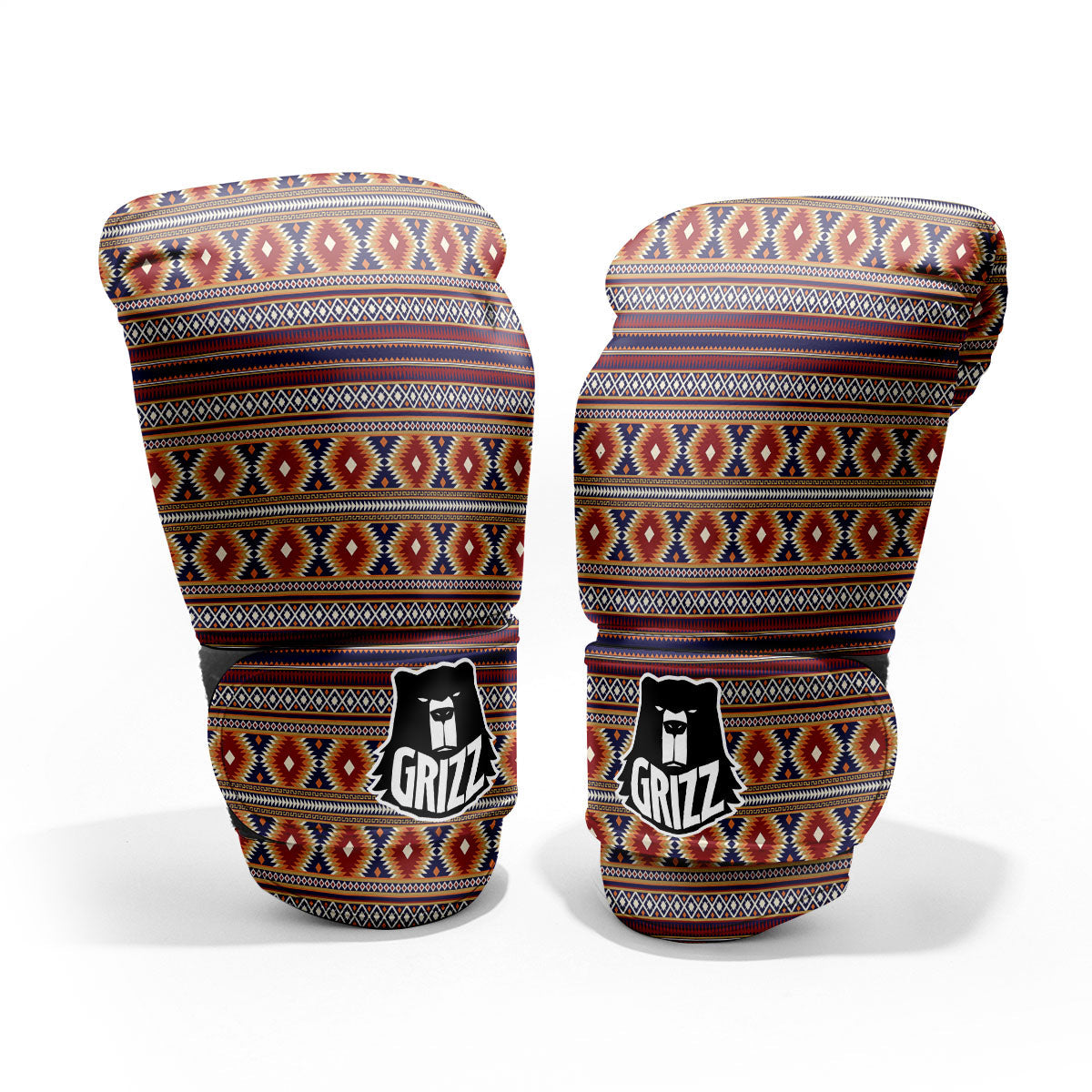 Indian Native Tribal Print Pattern Pro Boxing Glove