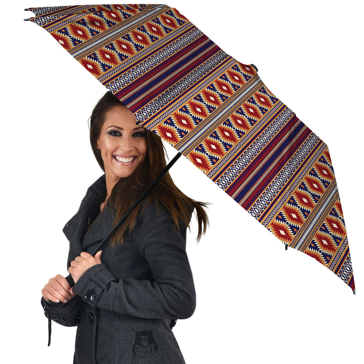 Indian Native Tribal Print Pattern Umbrella-grizzshop