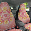 Indian Paisley Bandana Pink Print Car Seat Covers-grizzshop