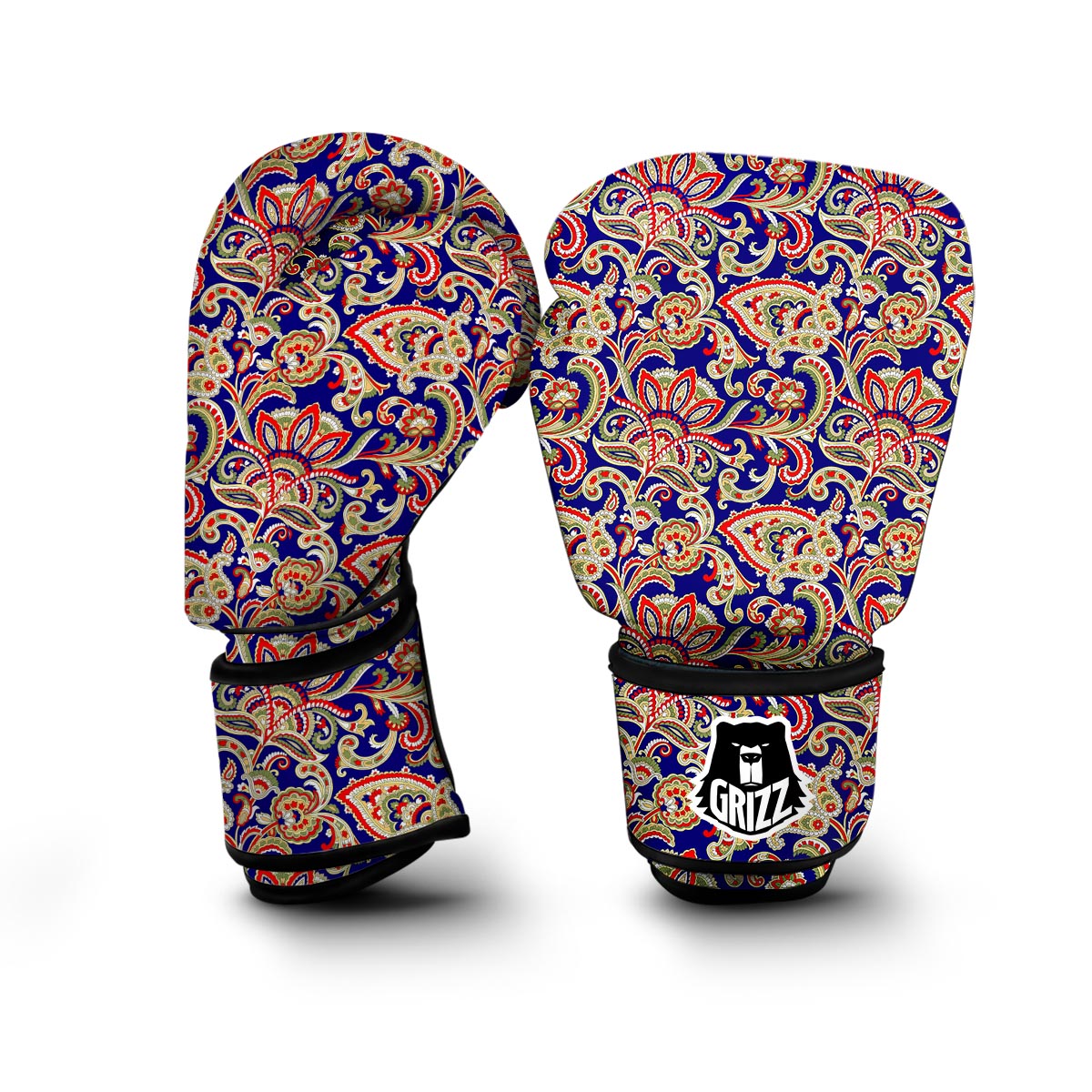 Indian Paisley Boxing Gloves-grizzshop