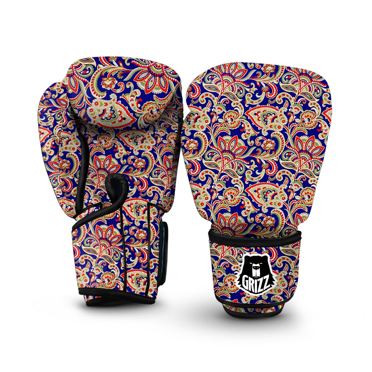 Indian Paisley Boxing Gloves-grizzshop