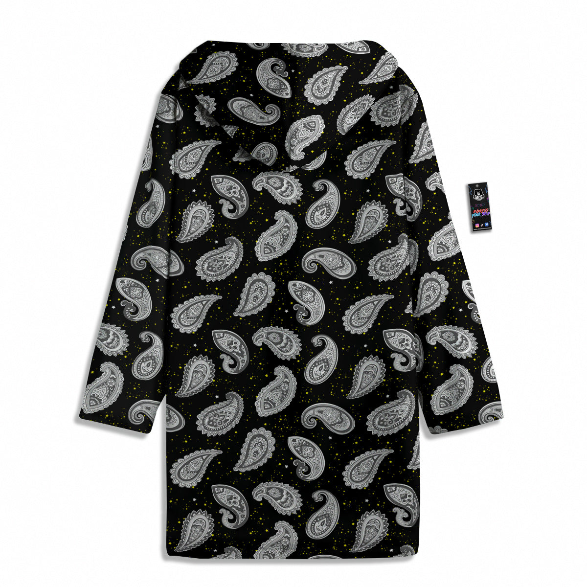 Indian Rug Tribal And Yellow Star Print Pattern Men's Windbreaker Jacket-grizzshop