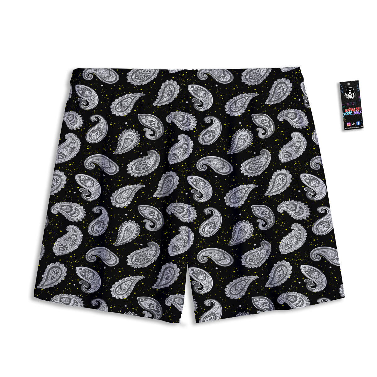 Milky Way Deep Space Print Mesh Shorts