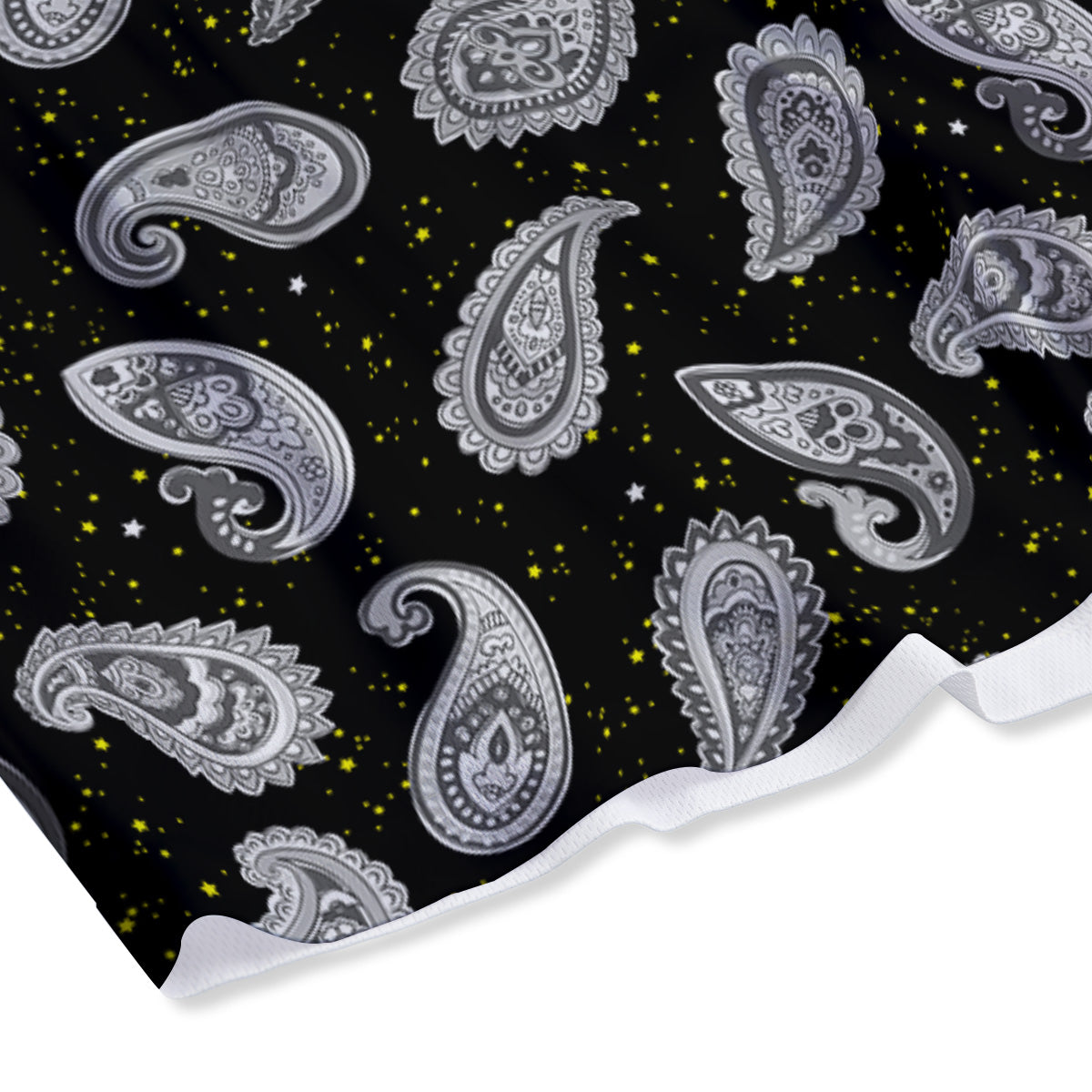 Milky Way Deep Space Print Mesh Shorts