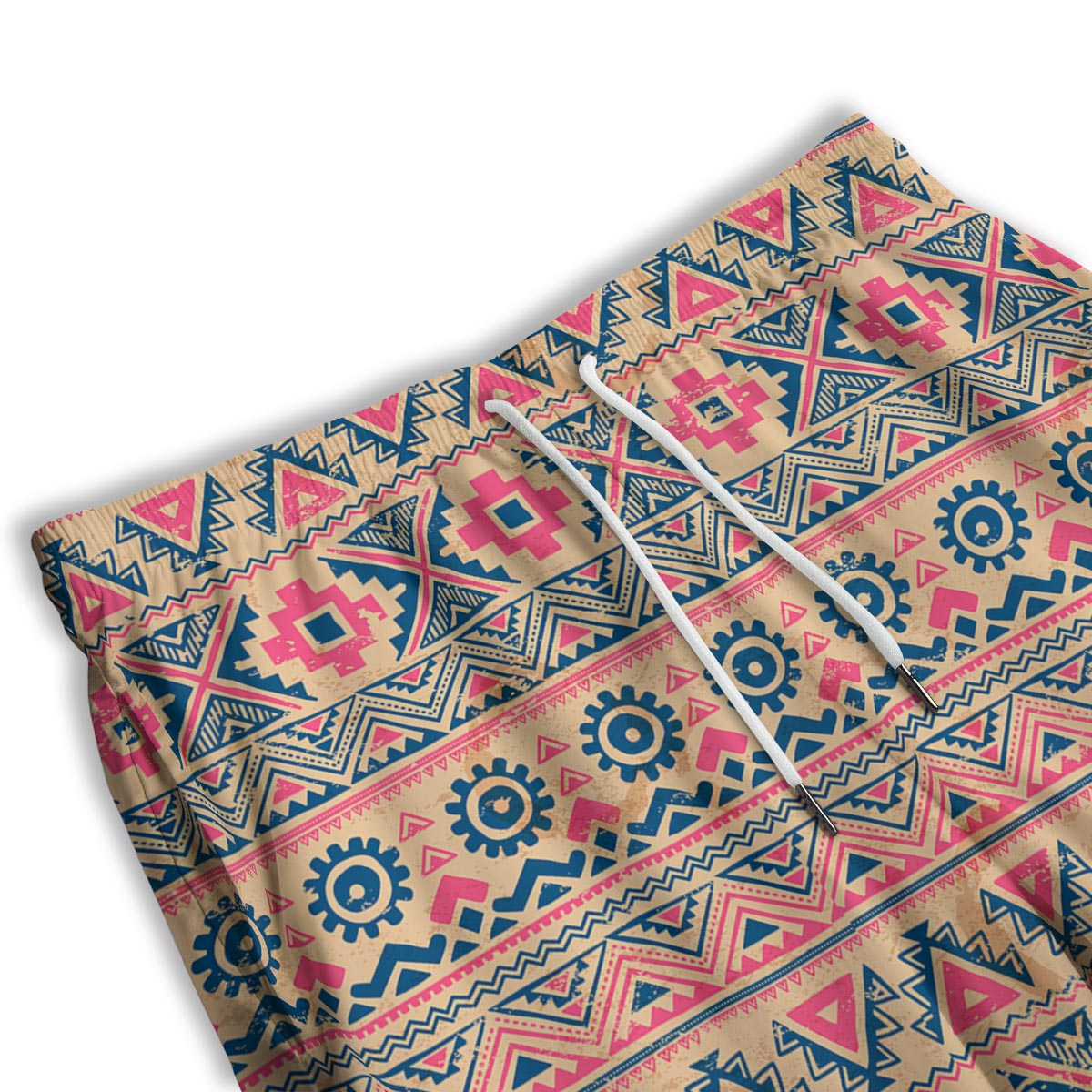 Indian Tribal Native Print Pattern Men's Athletic Shorts