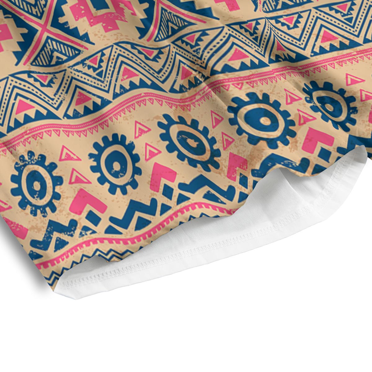Indian Tribal Native Print Pattern Men's Athletic Shorts