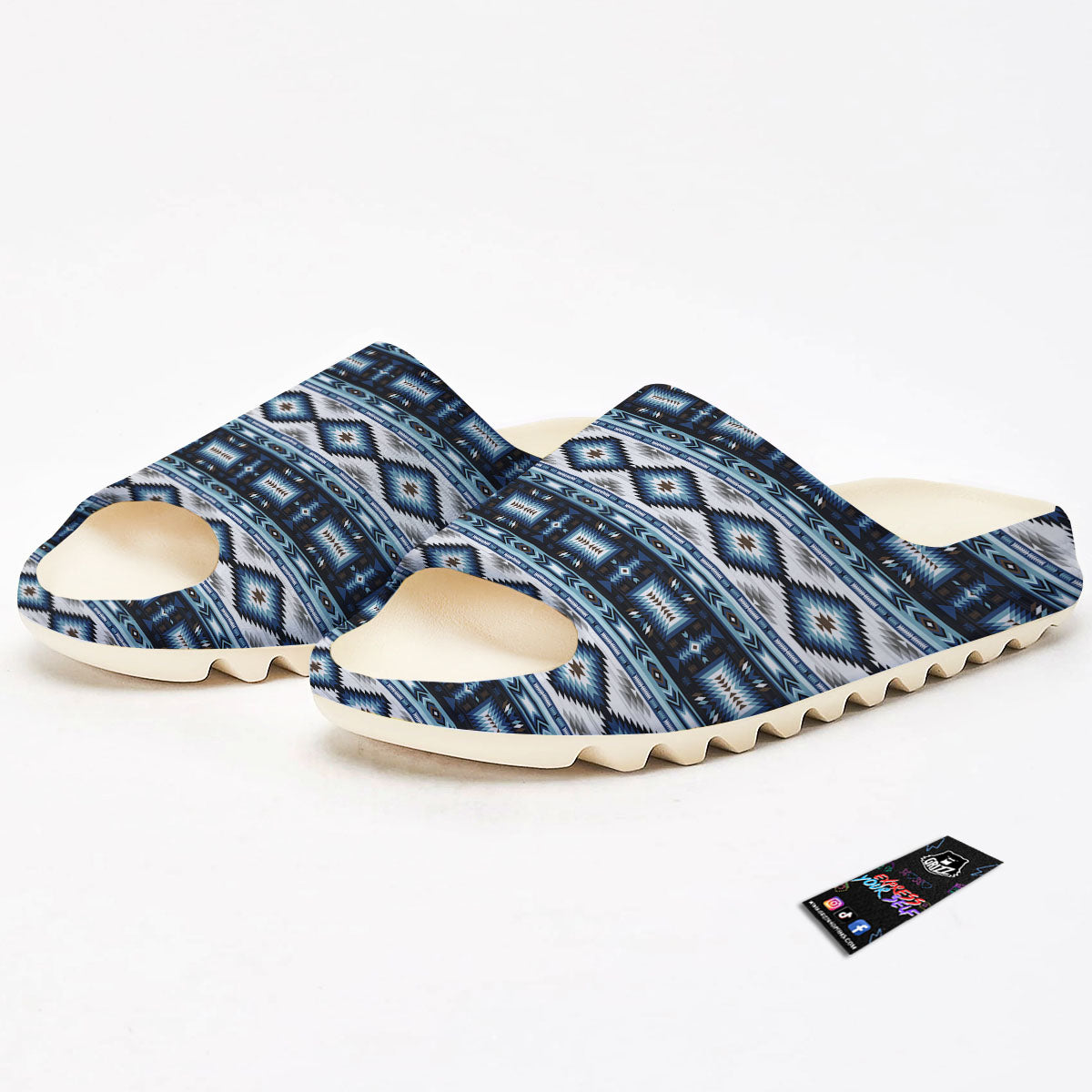 Indian Native American Print Pattern Sandals-grizzshop