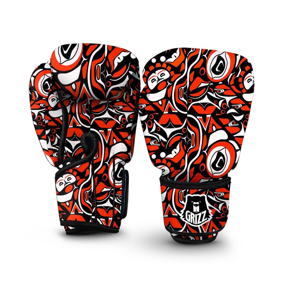 Indians Aztec Tribal Native Navajo American Print Boxing Gloves-grizzshop