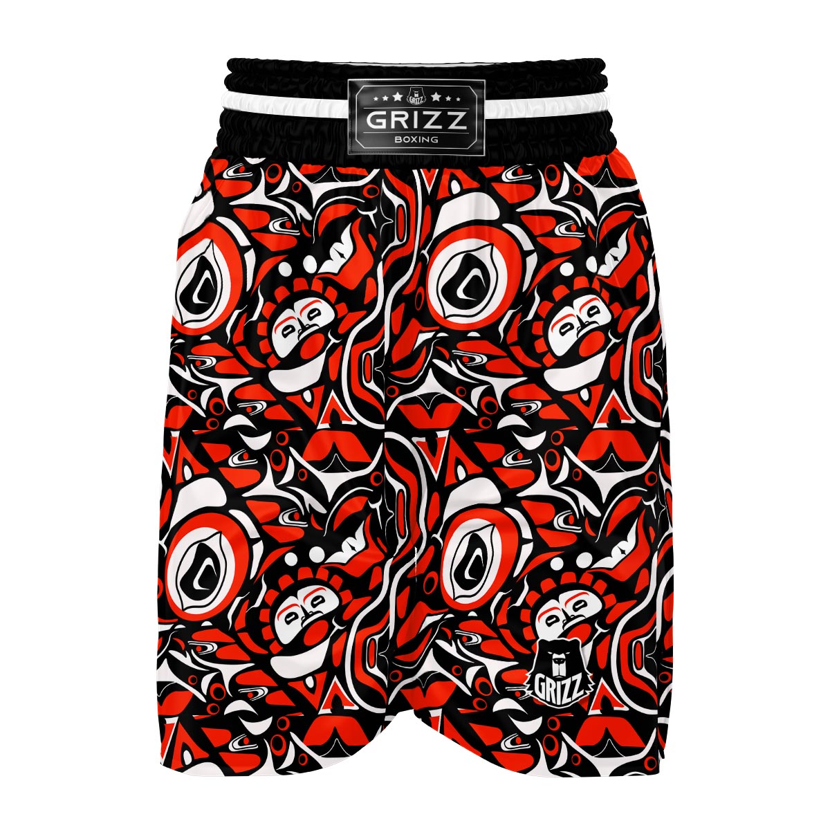 Indians Aztec Tribal Native Navajo American Print Boxing Shorts-grizzshop
