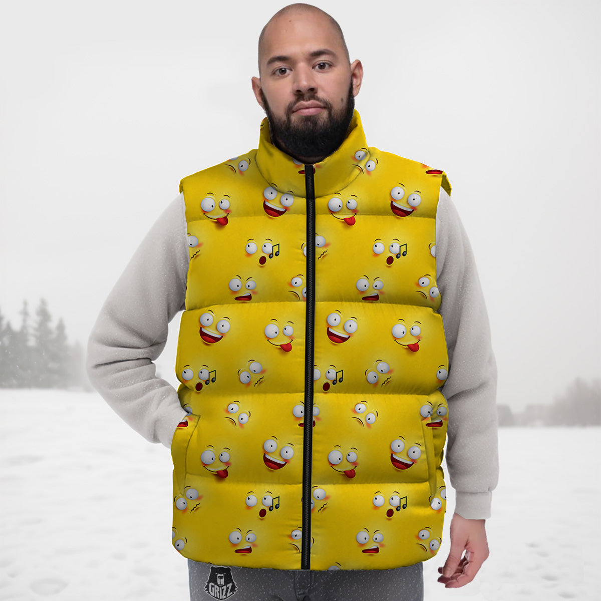 Indians Aztec Tribal Native Navajo American  Print Down Vest