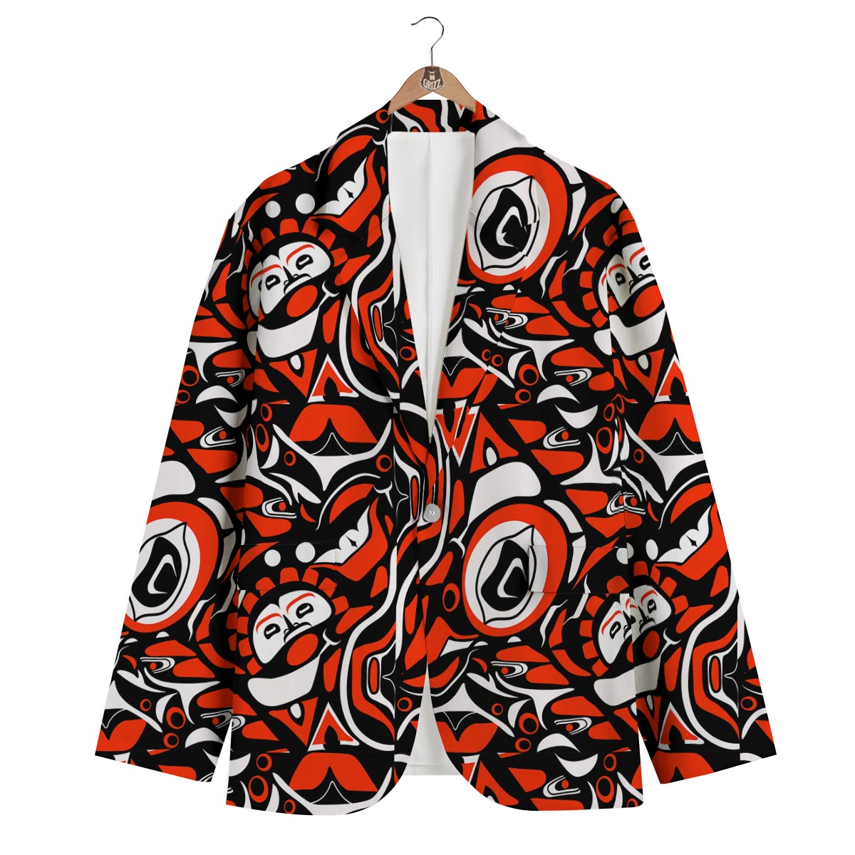 Indians Aztec Tribal Native Navajo American Print Men's Blazer-grizzshop