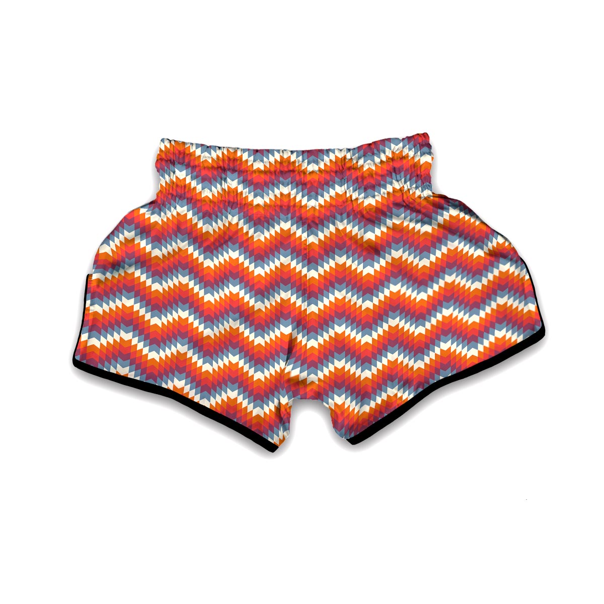 Indians Native American Navajo Aztec Tribal Print Muay Thai Boxing Shorts-grizzshop