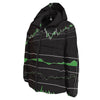 Indicators And Stock Candlestick Print Down Jacket-grizzshop