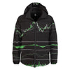 Indicators And Stock Candlestick Print Down Jacket-grizzshop