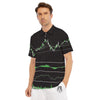 Indicators And Stock Candlestick Print Men's Golf Shirts-grizzshop