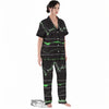 Indicators And Stock Candlestick Print Women's Pajamas Set-grizzshop