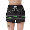 Indicators And Stock Candlestick Print Women's Shorts-grizzshop