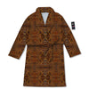 Indigenous Australian Aboriginal Print Bathrobe-grizzshop