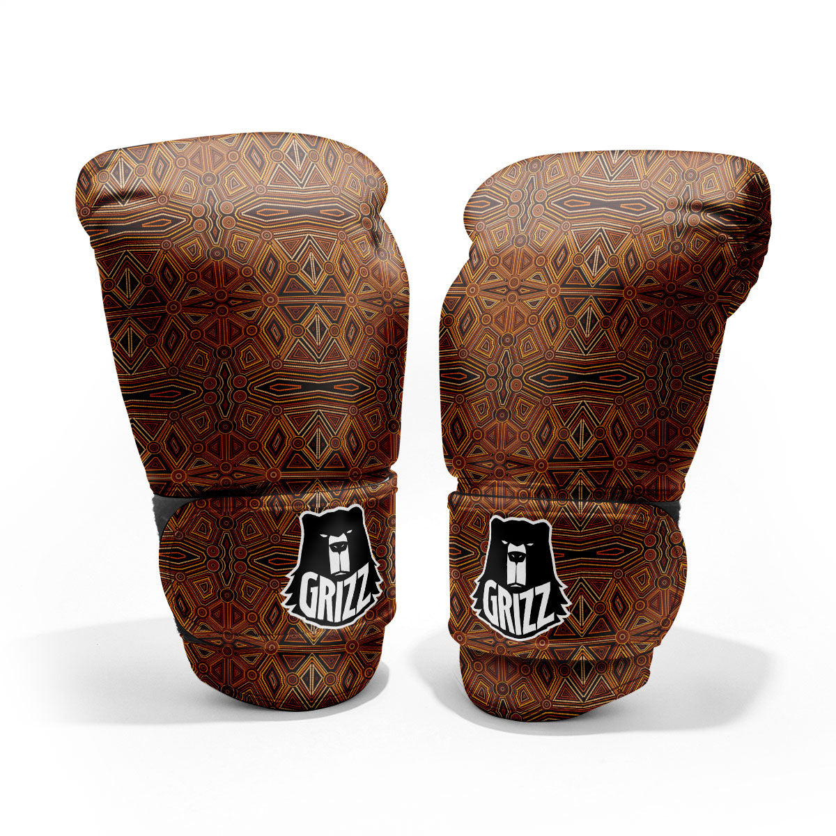 Indigenous Australian Aboriginal Print Pro Boxing Glove