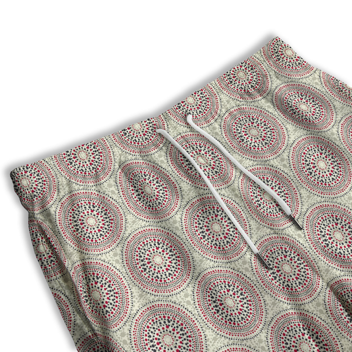Indigenous Dot Aboriginal Print Pattern Men's Athletic Shorts