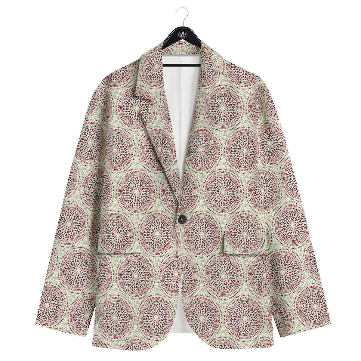 Indigenous Dot Aboriginal Print Pattern Men's Sport Coat-grizzshop